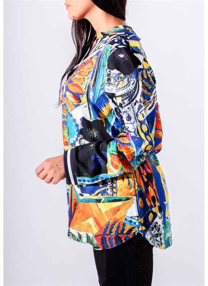 Blusa Hatice Maloka - Blusas Femininas Elegantes | Faroma