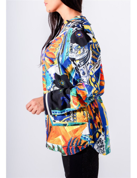 Blusa Hatice Maloka - Blusas Femininas Elegantes | Faroma