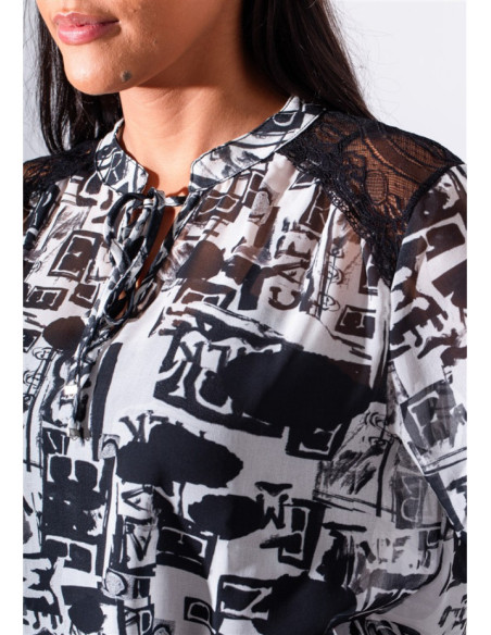 Blouse Natalia Maloka - Blouses Femme Sophistiquées | Faroma
