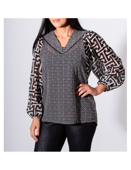 Blouse Thery Maloka - Blouses Femme Élégantes | Faroma