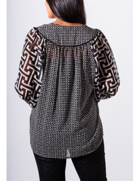 Blouse Thery Maloka - Blouses Femme Élégantes | Faroma