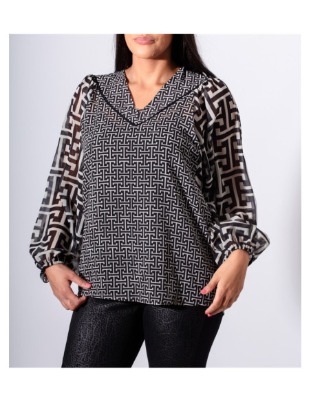 Blouse Thery Maloka - Blouses Femme Élégantes | Faroma