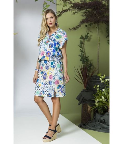 Maloka Adelyn Viscose Shirt - Women's Viscose Shirts | Faroma