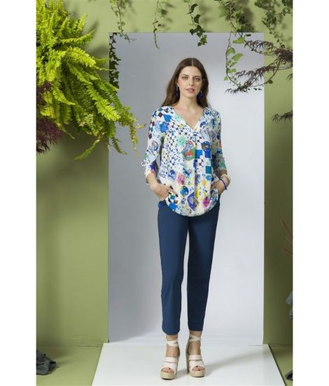 Blouse Avana en Viscose Maloka - Blouses Femme en Viscose | Faroma