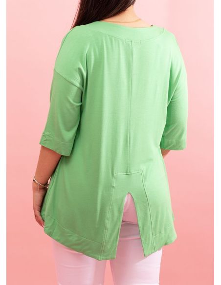 T-shirt Lisbeth em Viscose Maloka - T-shirts Femininas em Viscose | Faroma