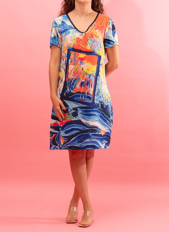 Robe Inara en Viscose Maloka - Robes Femme en Viscose | Faroma