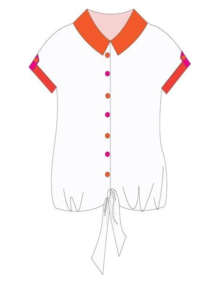 Camisa Variation Paul Brial - Camisas Femininas Coleção Variation Graphique | Faroma