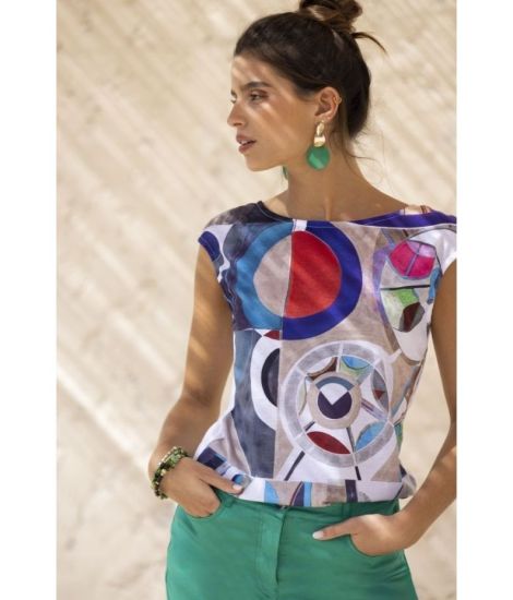 Paul Brial Tempo T-shirt - Women's Variation Graphique Collection T-shirts | Faroma