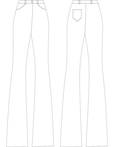Paul Brial Azur Trousers - Women's Indigo Collection Trousers | Faroma