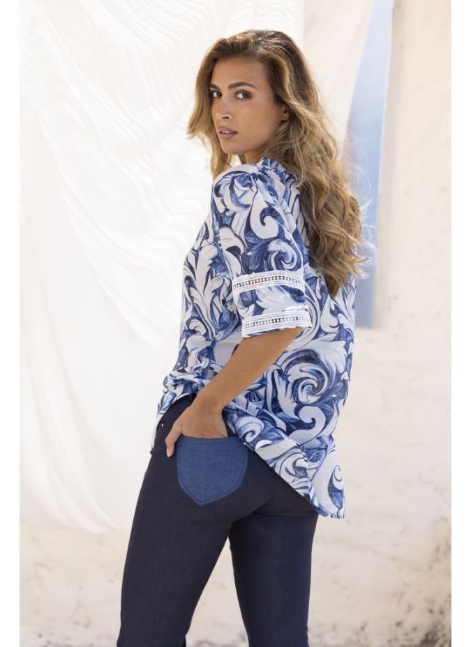 Paul Brial Azur Trousers - Women's Indigo Collection Trousers | Faroma