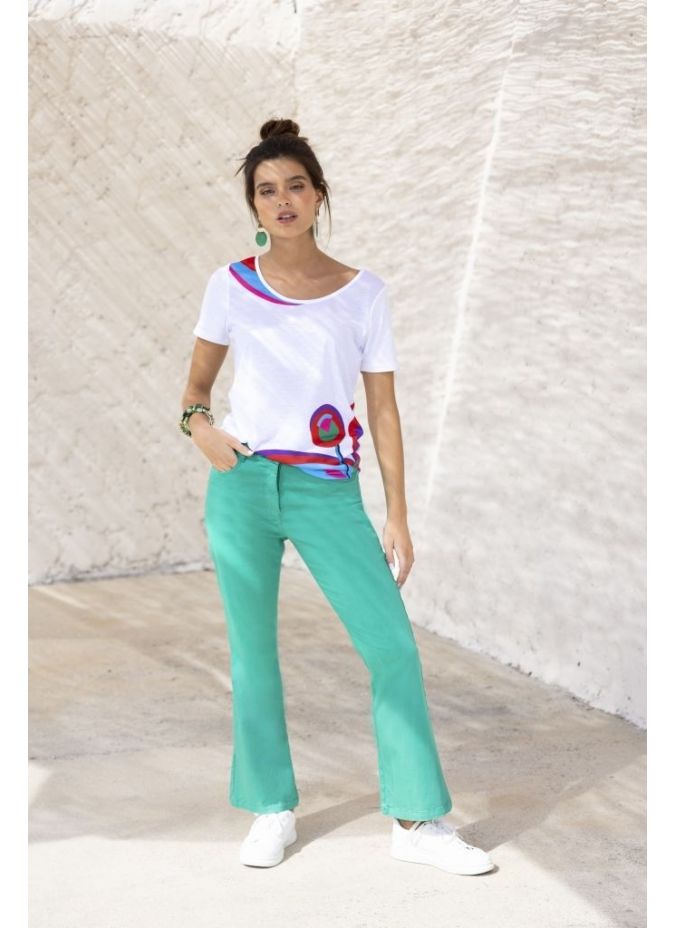 Calças Bootcut Longa Flair Paul Brial - Calças Bootcut Femininas | Faroma