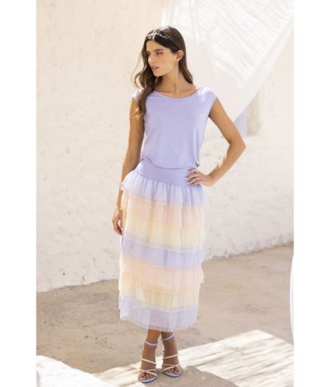Paul Brial Zephir Skirt - Light Women's Party Skirts | Faroma