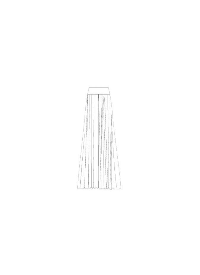Saia Soleil Paul Brial - Saias Femininas com Motivos Vegetais | Faroma