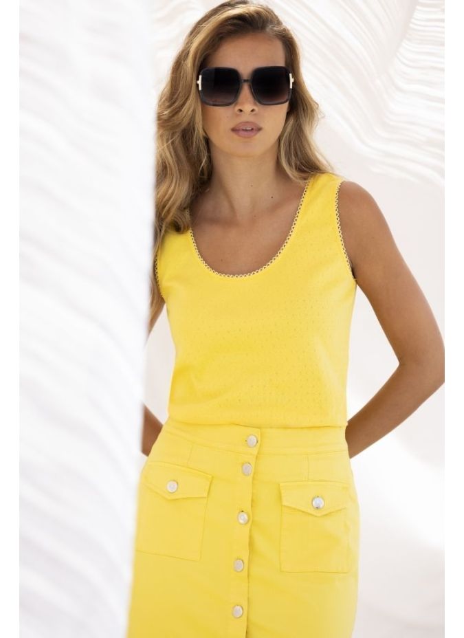 Paul Brial Cindy Vest Top - Fresh Women's Tops | Faroma