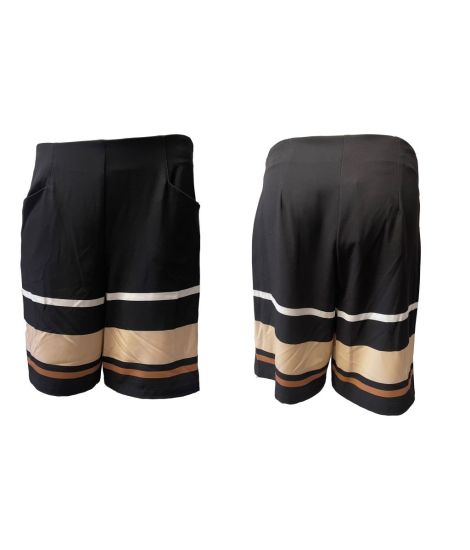 Paul Brial Cacao Bermuda - Elegant Women's Bermuda Shorts | Faroma 2