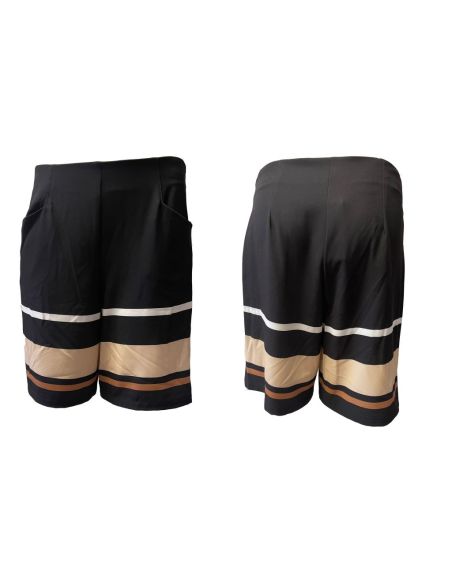 Paul Brial Cacao Bermuda - Elegant Women's Bermuda Shorts | Faroma