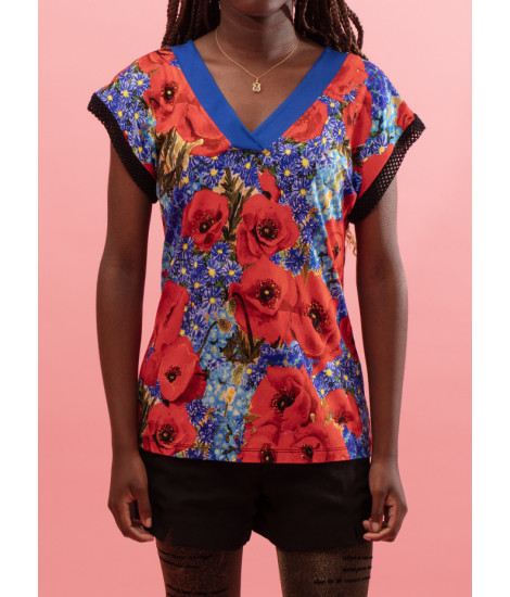 Gimena soft scoop neck T-shirt 2